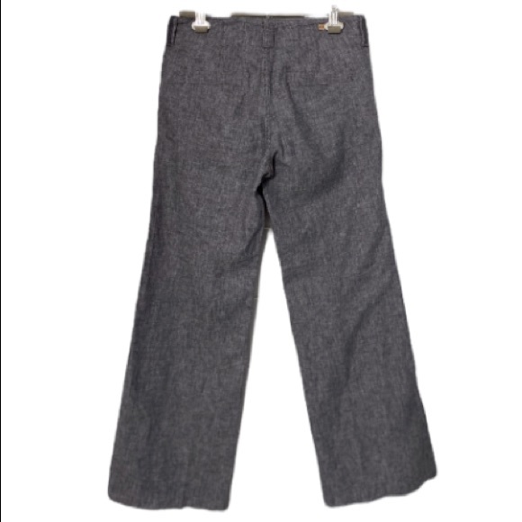 Anthropologie Linen Pilcro Heathered Wide Leg Pant Size 6 - Picture 5 of 16